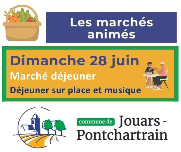 Affiche Marché Spécial Dejeuner Guinguette