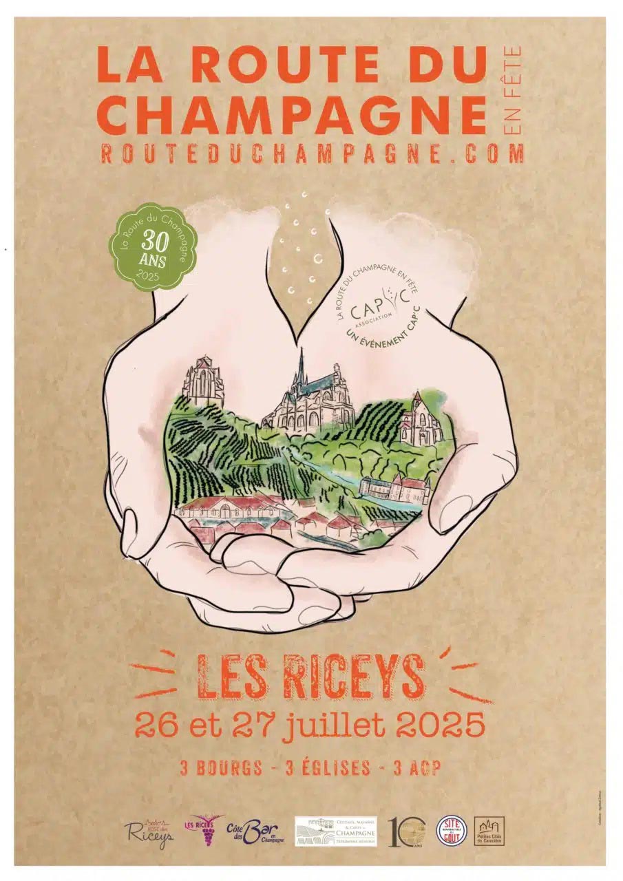 Affiche Route du Champagne en Fête 2025